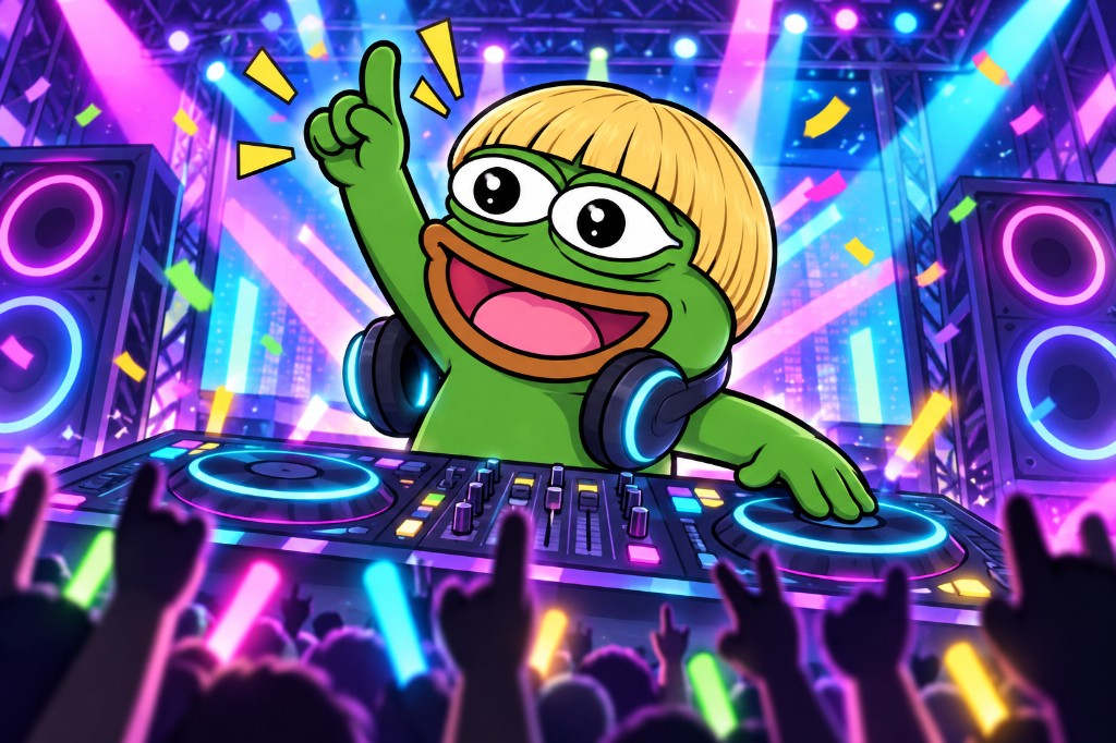 Phil DJing a massive rave