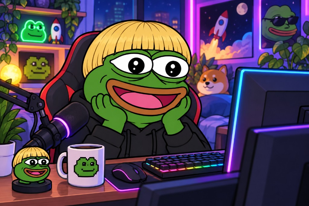 Phil gaming in his stream setup